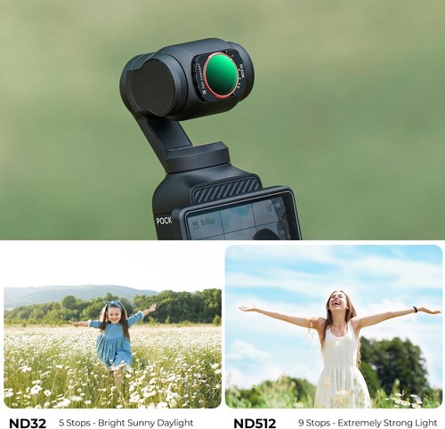 K&F Concept Magnetic Variable ND/Black Mist CPL UV Filter for DJI Osmo Pocket 3 - Picture 32 of 185