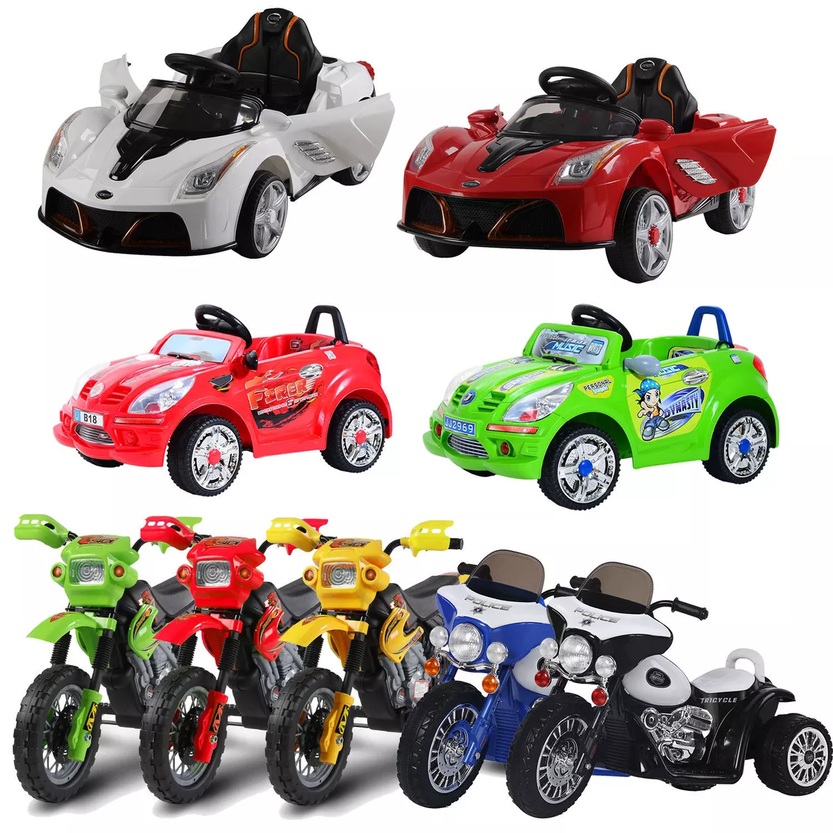Electric Ride on Car Motorbike Tricycle Kids Ride On Car Children