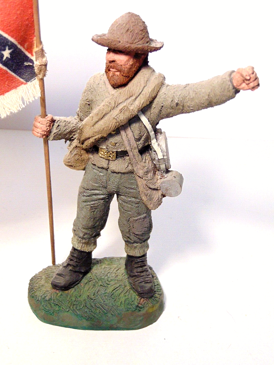 MARK SAUNDERS LTD ED CIVIL WAR CONFEDERATE COLOR BEARER