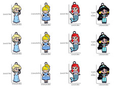 Lot cartoon princess Metal Charm Pendant DIY necklace Jewelry Making