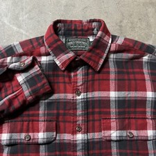 Polo Country Ralph Lauren Red Plaid Button-Up Flannel M