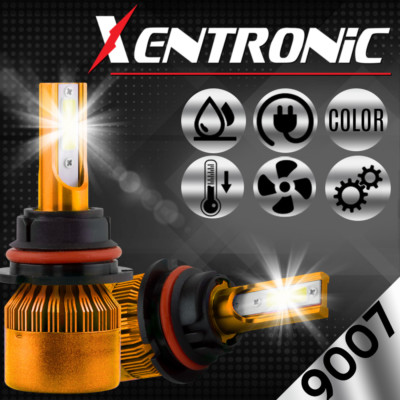 2x 9007 HB5 120W 12000LM CREE COB LED Headlight Kit Hi/Lo Power Bulbs 6000K HID