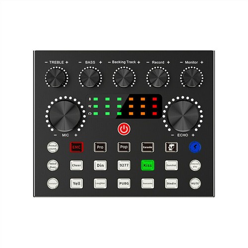 Live-Soundkarte und Audio-Interface mit DJ-Mixer-Effekten und Sprach-Wechsler CE - Photo 4/9