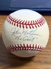 JOHN MONTEFUSCO 2 SIGNED AUTOGRAPHED OAL BASEBALL!  Giants, Yankees!  The Count!