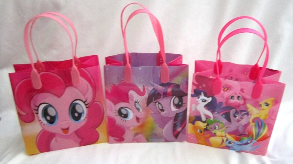 BOLSAS DE REGALO MY LITTLE PONY (3 ESTILOS) 12 PIEZAS BOLSAS DE REGALO PARA FIESTAS - ¡Nuevas! Foto 2 de 2