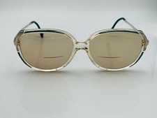 Vintage Liberty SI47 Green Translucent Oval Sunglasses Germany FRAMES ONLY