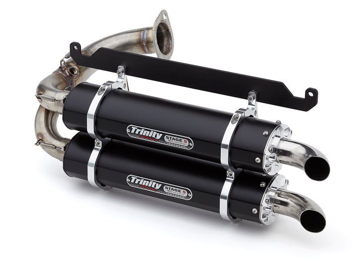 Trinity Dual Slip On Exhaust Muffler For Talon 1000R SXS10S2R Special Ed 2019-24