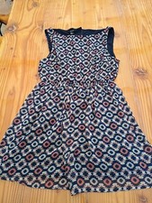 Womens Forever 21 Blue Multicolored sleeveless dress sz M