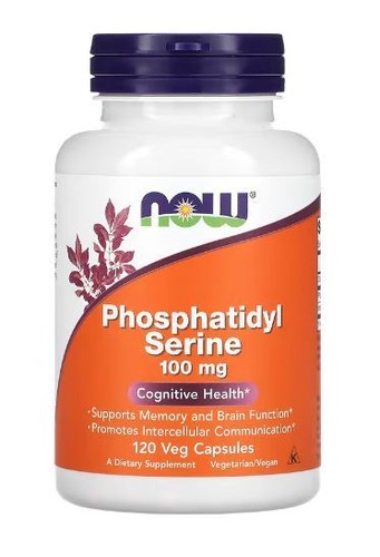 Now Foods Phosphatidyl Serine, 100 mg, 120 vegetarische Kapseln - Picture 1 of 2