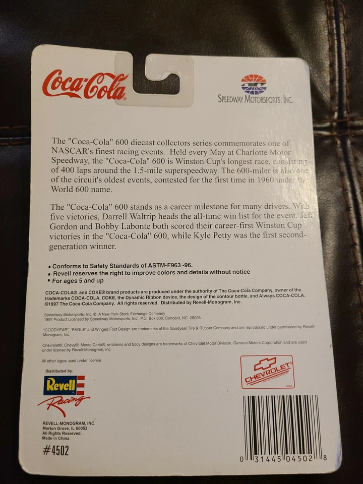 Revell Racing Coca Cola 600 #1 Monte Carlo L5 - Image 2 of 2