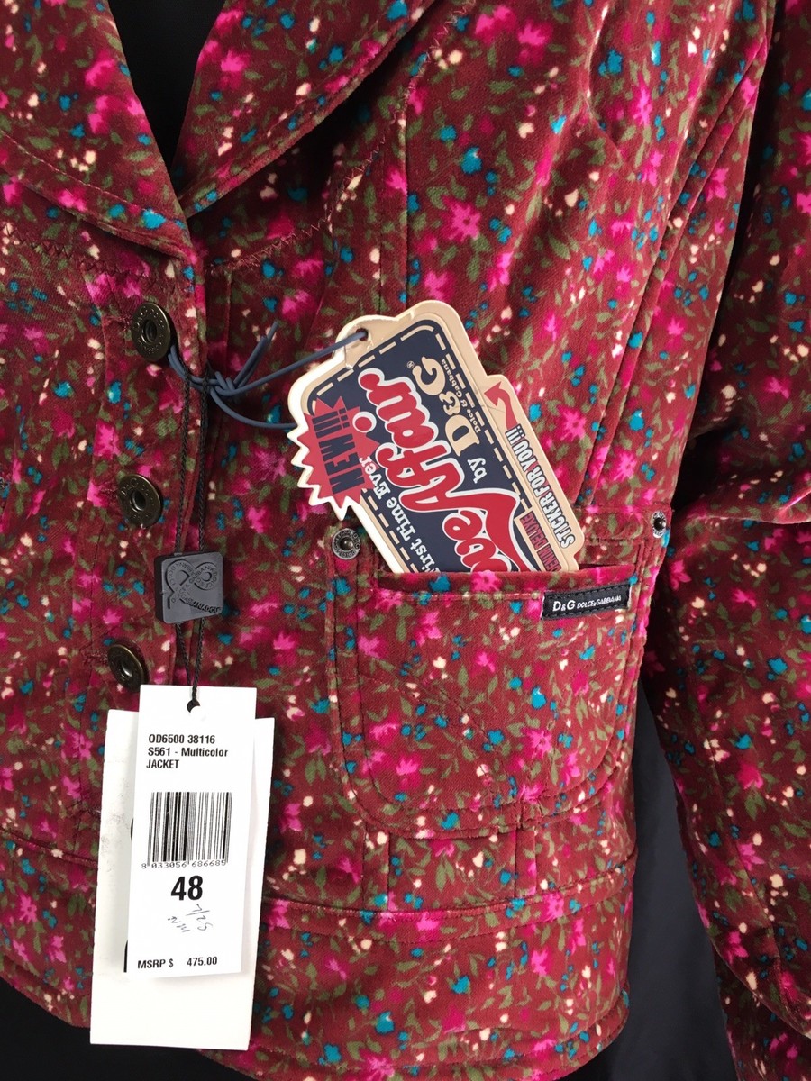 Love Affair By Dolce & Gabbana Corduroy Multicolored Floral print