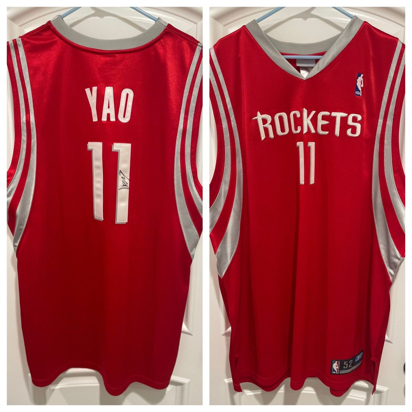 rockets yao ming jersey