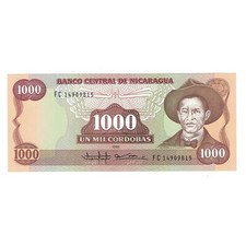 [#143281] Biljet, Nicaragua, 1000 Cordobas, 1985, KM:145b, NIEUW