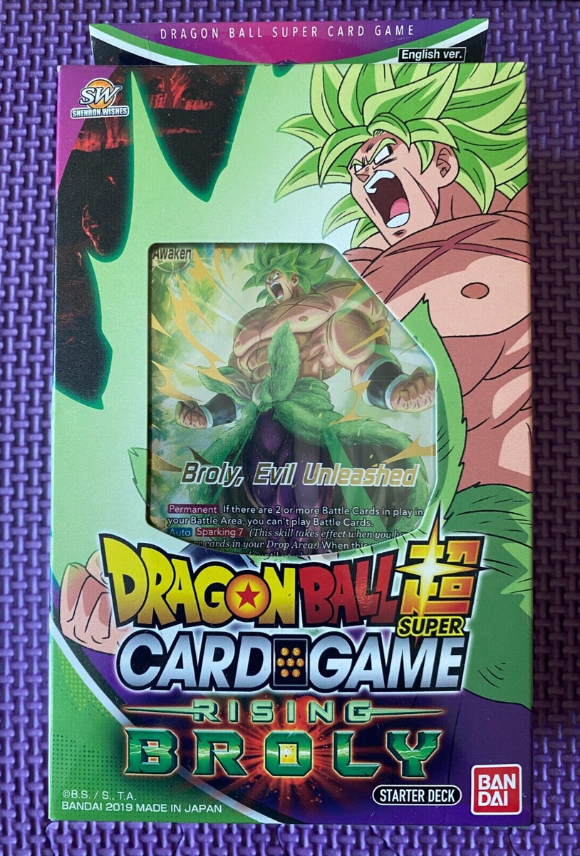 dragon ball super card game rising broly Dragon Ball Super - Starter Deck 08 - Rising Broly