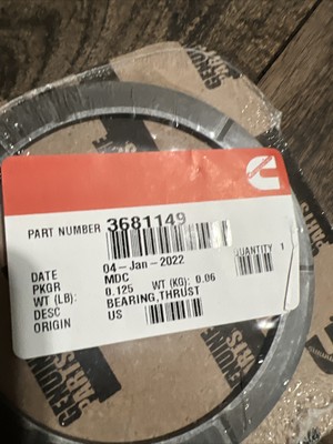 3681149 Cummins Engine Thrust Washer Bearing for sale online | eBay