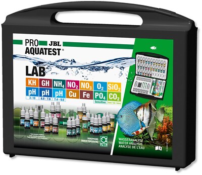 JBL ProAquaTest Lab Profi Testkoffer 13 Tests Analyse Süßwasser Leitungswassser
