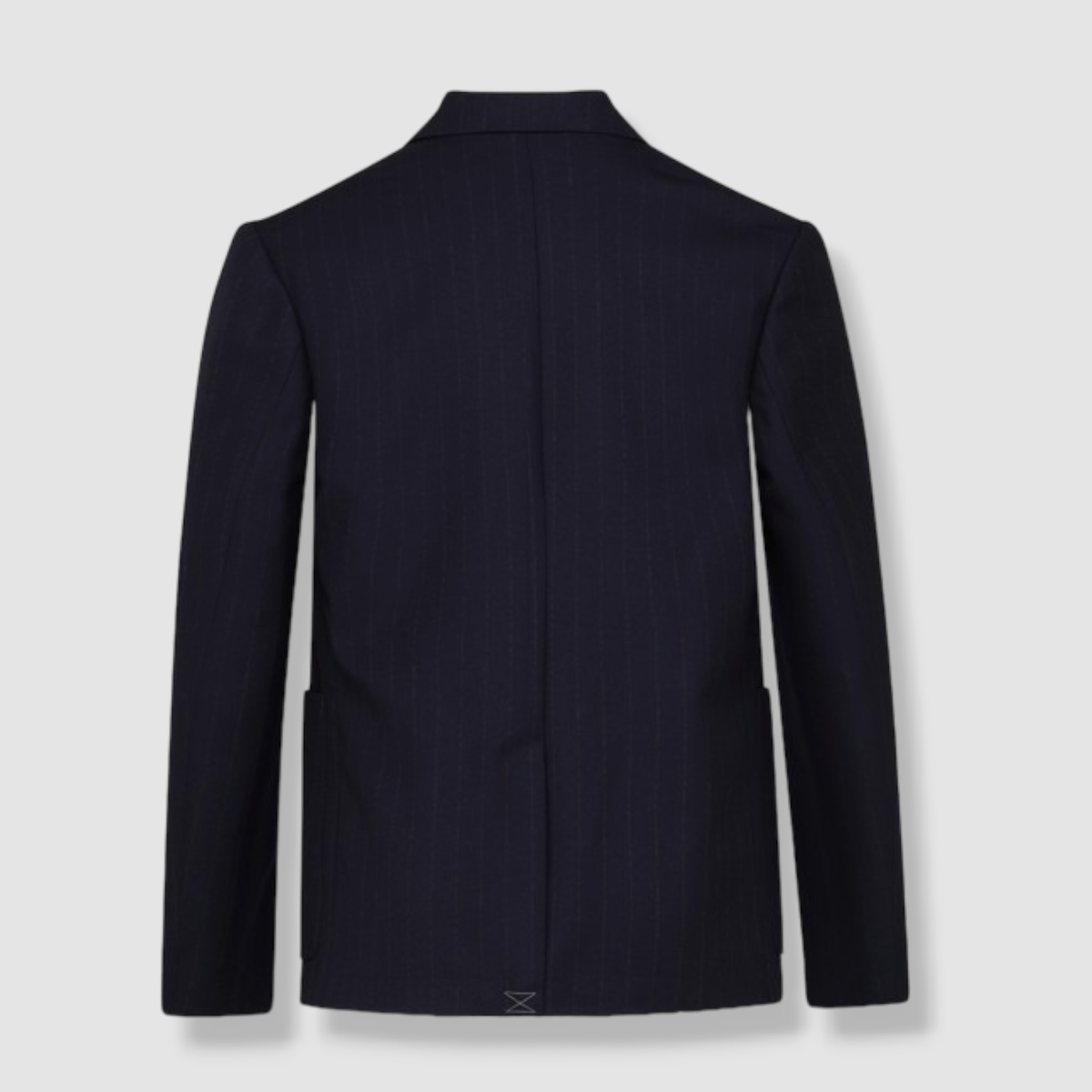 ドリス ヴァン ノッテン Dries Van Noten Barleys Jacket $1490 Dries Van Noten Men's Blue Wool Slim-Fit Barley Jacket