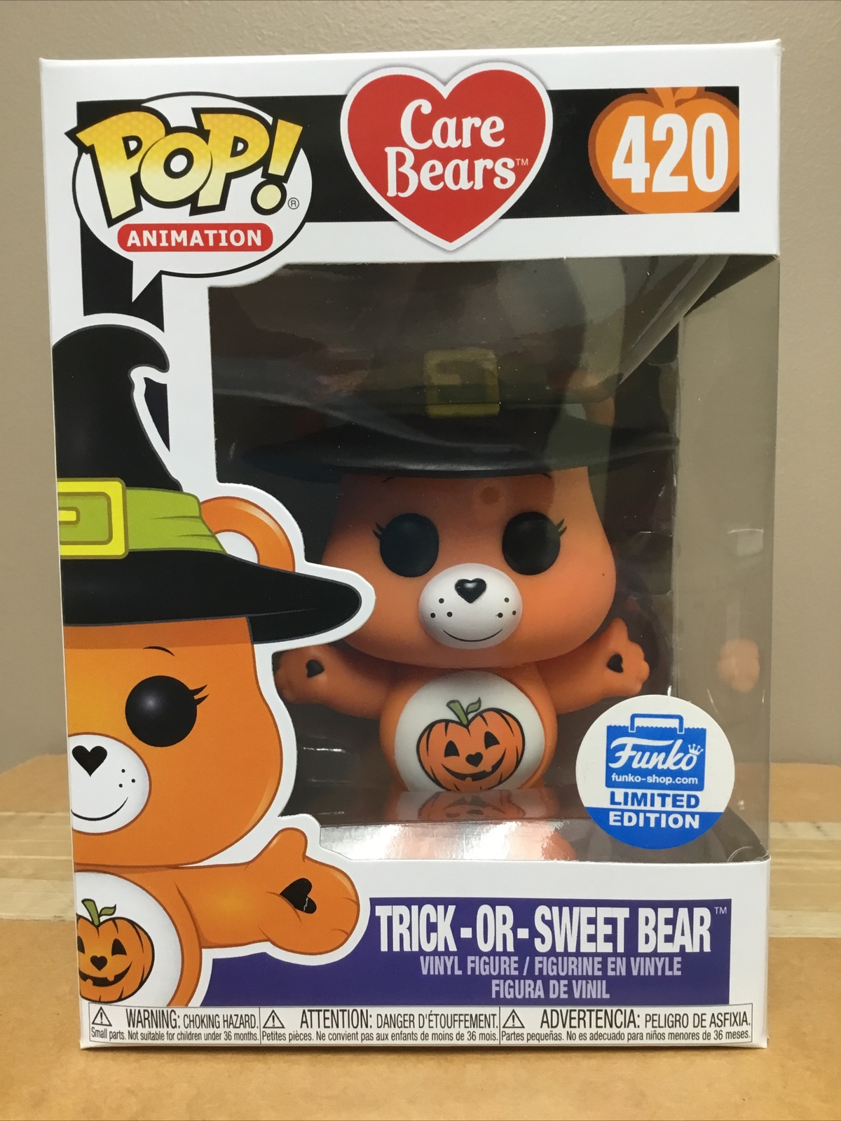 Funko Pop Trick Or Sweet Bear 4 Care Bears Funko Shop W Protector For Sale Online Ebay