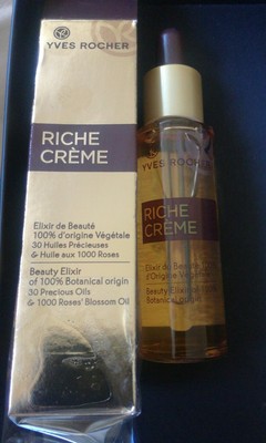 yves rocher riche creme serum elixir de beaute