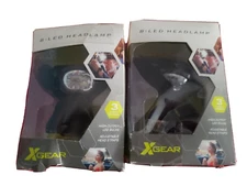 Xgear 8 LED Headlamp Headlight 3 Light Modes Pivots