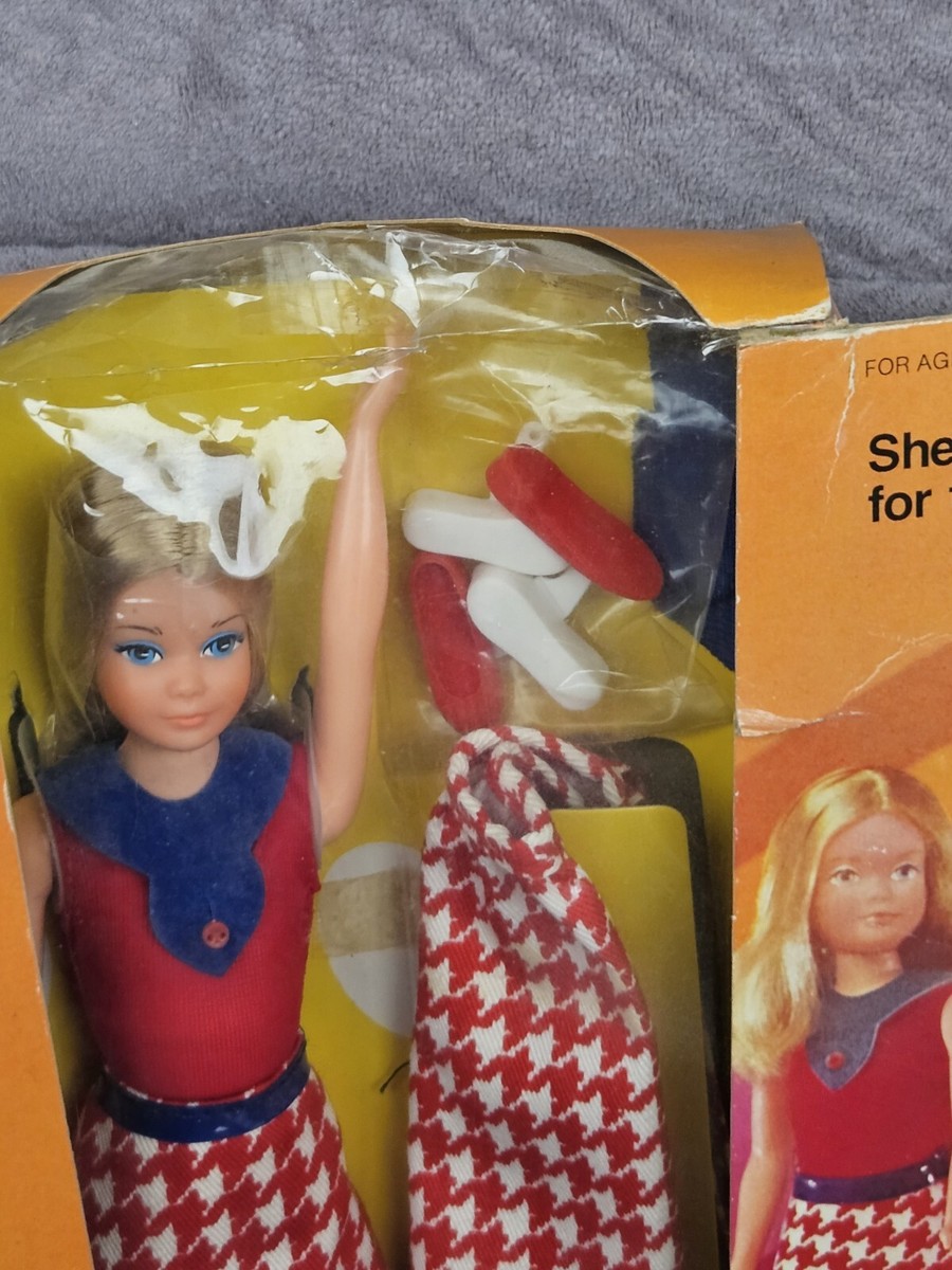 NEW Vintage Mattel 1974 Growing Up Skipper Barbie Doll #7259