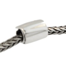 Authentic Trollbeads Sterling Silver 11434 Scroll, Small, Silver :1