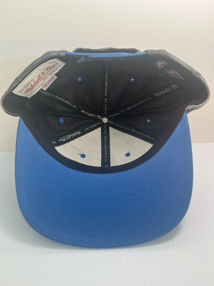 Oklahoma City Thunder OKC Mitchell And Ness Snapback Hat Multi Color Pattern - Image 3 of 4