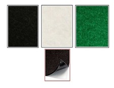 BLACK FELT - SELF ADHESIVE BACKED - PROTECTIVE 12" x 36" ARTS  CRAFTS MORE USA