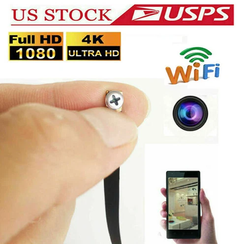 NEW Wireless WiFi Mini Camera 1080P HD 4K Motion Detection Security DVR Cam
