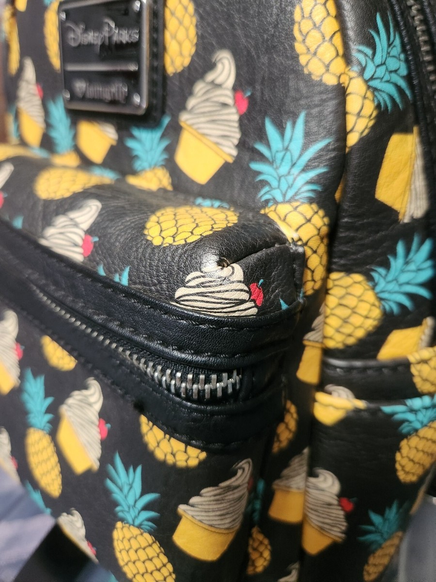 Loungefly x DisneyParks Dole Whip AOP OG Heart Logo backpack  display picture 2