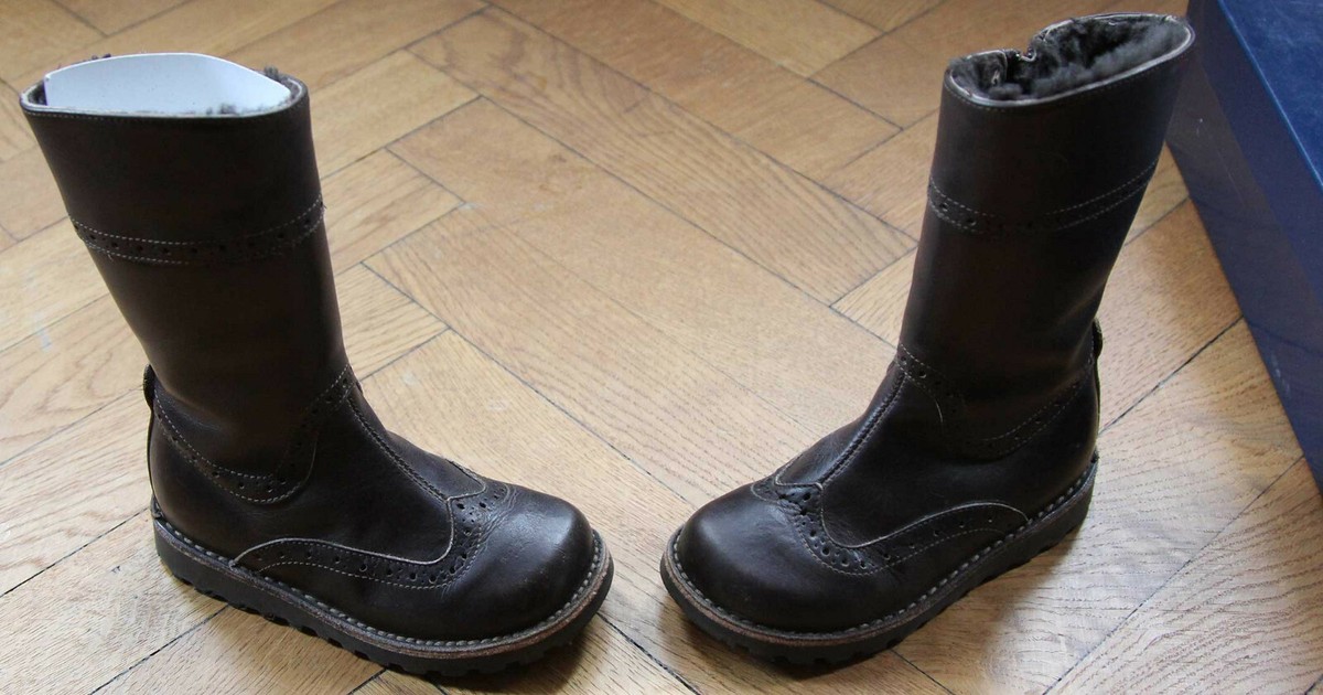 Gallucci Mädchen Stiefel Budapester 25 Fell Echtfell Luxus