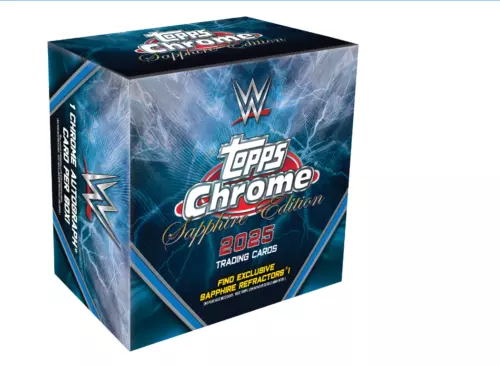 2025 Topps Chrome Sapphire WWE Hobby Box