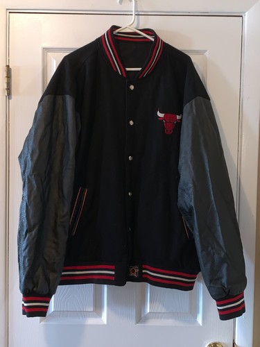 VINTAGE JEFF HAMILTON NBA 2-SIDED 3XL REVERSIBLE JACKET - Picture 2 of 10