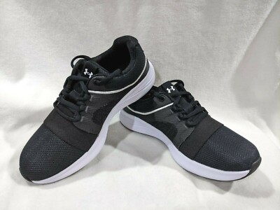 Under Armour UA Women's Charged Breathe Bliss Black/White Sneakers-Size 8.5 NWB