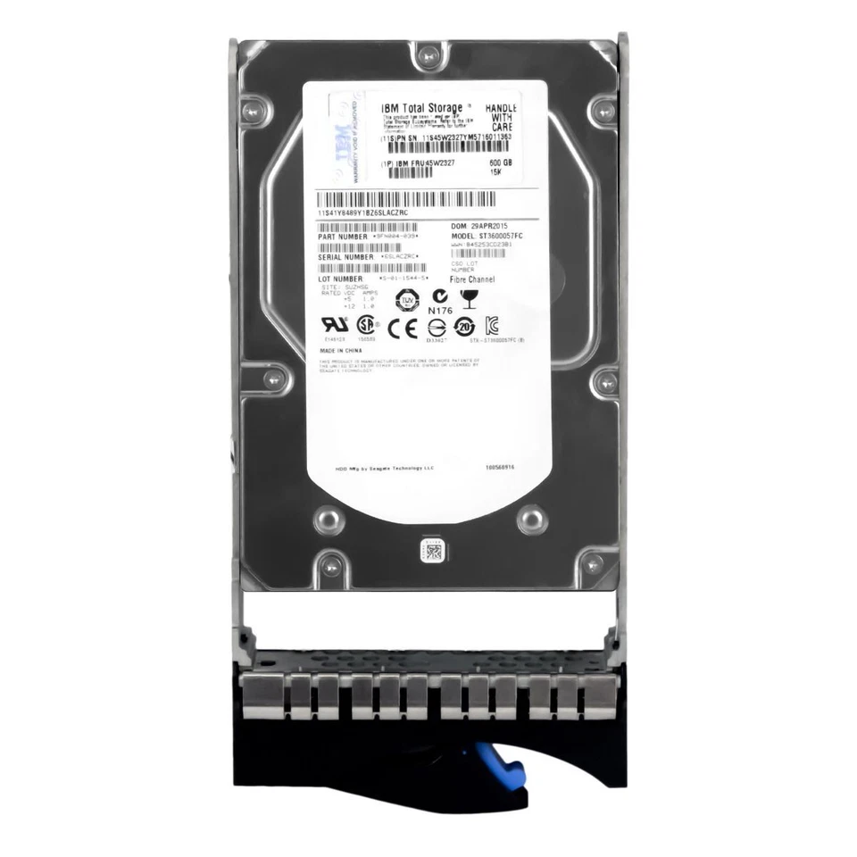 Disk Canale Fibra IBM 45W2327 ST3600057FC 600GB 15000U/Min 16MB 3.5 " Pollici - Immagine 3 di 3