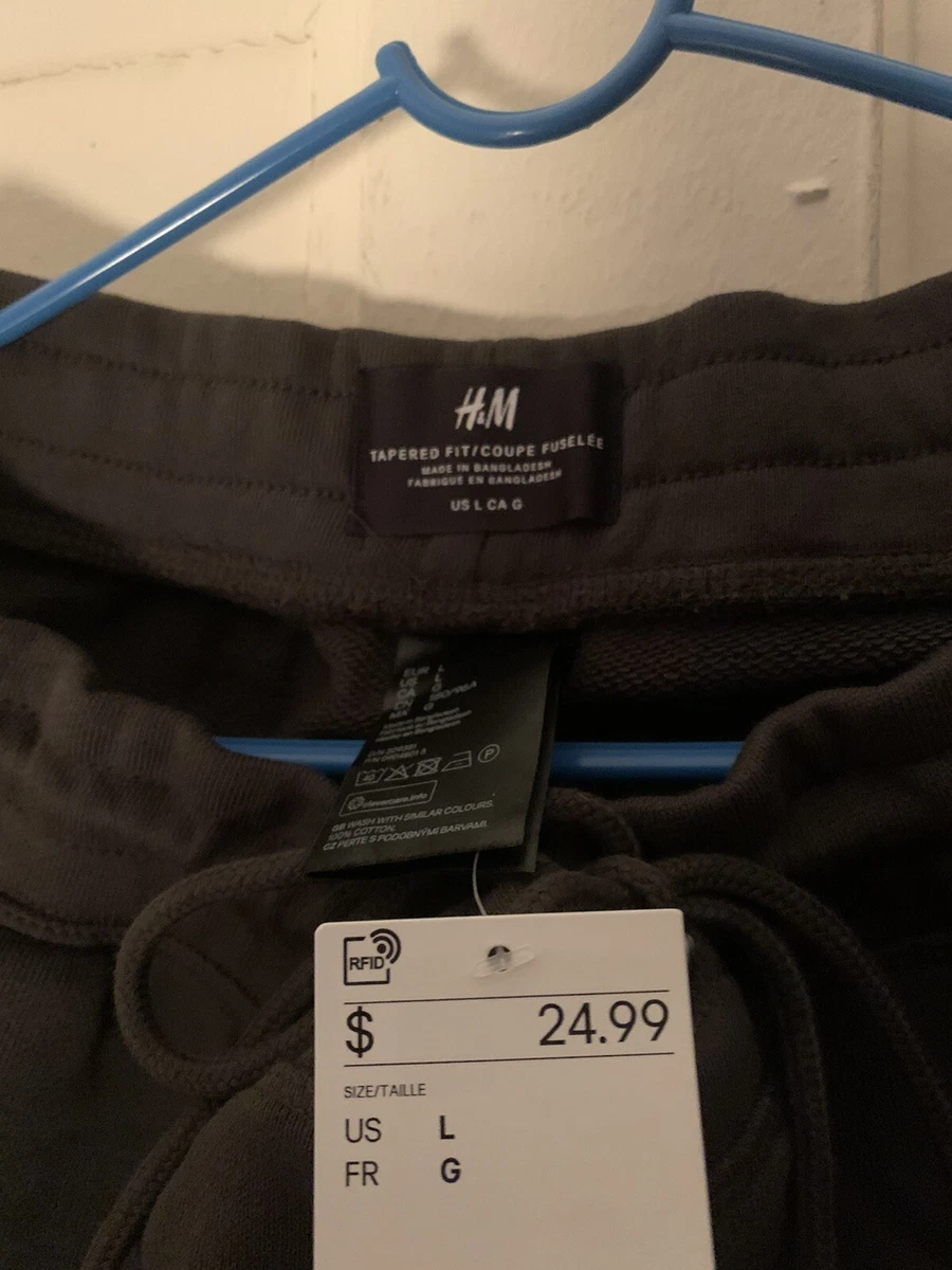 H&m mens shop jogger sweatpants