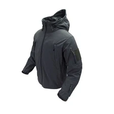 Condor 602-002 Summit Soft Shell Breathable Waterproof Army Combat Jacket-Black