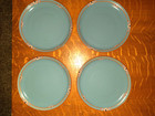 Set of 4 Noritake Blue Adobe 8-1/4" Salad Plates