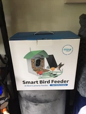 Smart Bird Feeder AI ID~Hummingbird SolarPower WiFi Auto Capture~Live Camera NEW