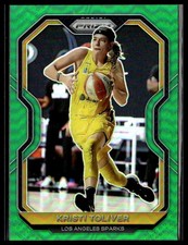 2021 Panini WNBA Prizm 56 Kristi Toliver Los Angeles Sparks Green