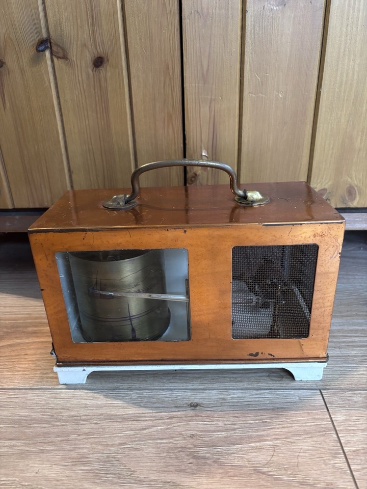 Antique Hezzanith Thermograph Heath Hicks & Perken London Scientific Instrument