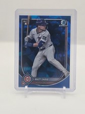 Matt Shaw 2025 Bowman Chrome Sapphire Base RC #46, Cubs