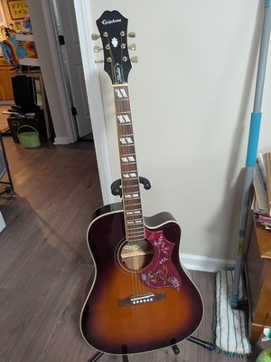 Almost Brand New Epiphone Hummingbird Studio Acoustic-Electric Guitar 
