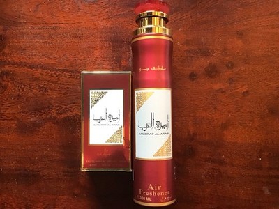 Lattafa Ameerat Al Arab Eau deParfüm 50 ml + Ameerat Lufterfrischer 300ml Neu