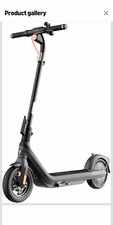Segway Ninebot Folding Kick Electric Scooter, Gray/Black