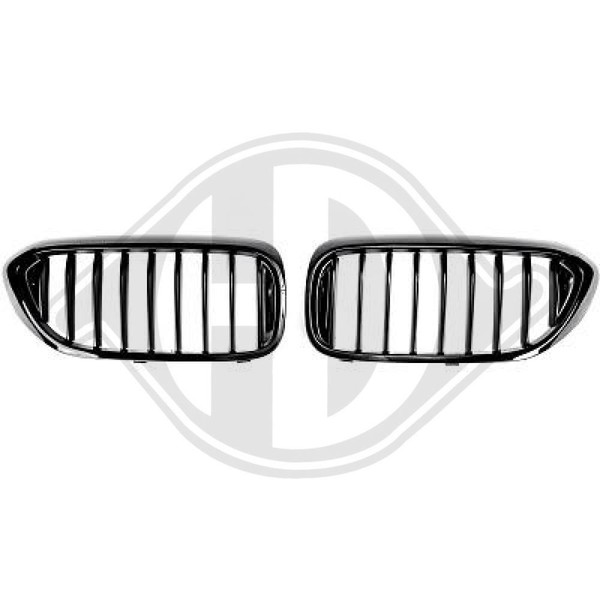 KüHlergrill KüHlergitter Schwarz GläNzend FüR Bmw 5Er Touring G31-image