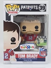 Funko Pop Football Tom Brady 39 Throwback Jersey Toys R Us Exclusive w/Hard Case
