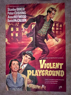 Violent Playground 1958 Movie Poster 27x41 Anne Heywood Stanley Baker