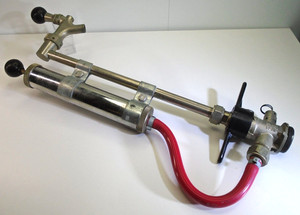 Vtg MICRO MATIC Sankey Beer Keg Tap w/ Pump Spout XL Neck Tailgate Party BBQ Bar