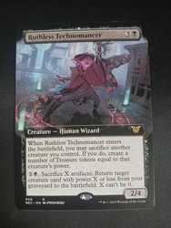 Ruthless Technomancer (Extended Art) - Kamigawa: Neon Dynasty